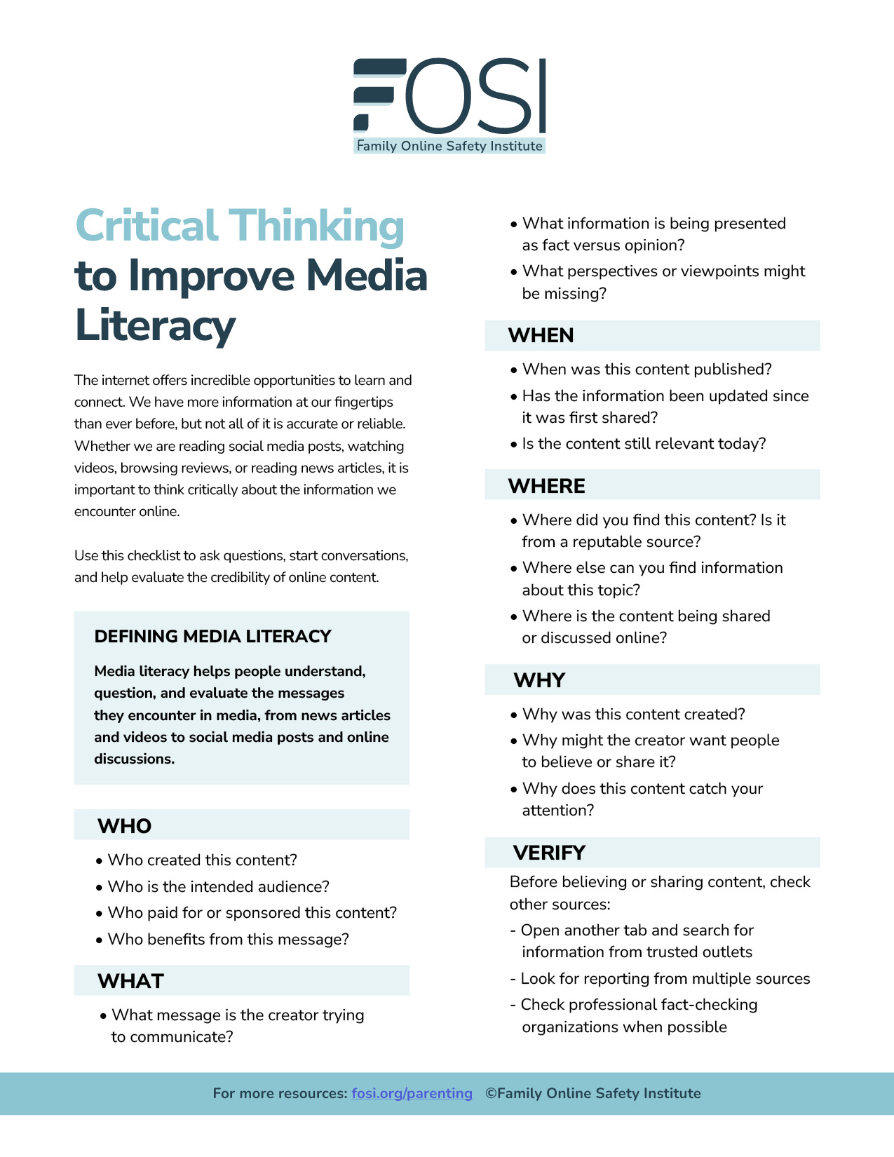 CriticalThinking to improve Media Literacy-2026