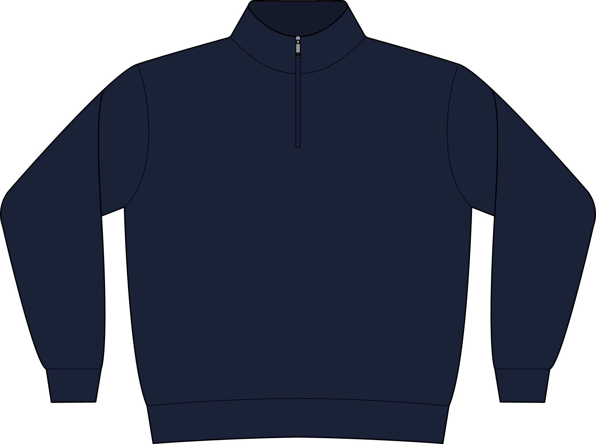 Women's Stencil Half Zip Crew - Image 10