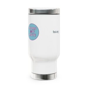 Stainless Steel Travel Mug with Handle, 14oz